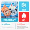 ICEWRAPS Small Reusable Ice Packs for Kids Boo Boos, Cloth-Covered Hot & Cold Packs, Baby Ice Pack for Fever & Minor Injuries, Set A: Bunny, Fox, Raccoon, Owl  FSA-HSA Eligible view 4
