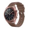 DKEnjoy 20MM Silicone Replacement Watchband Wristband Bracelet Watch Strap Wristband Compatible for Samsung Galaxy Watch 3 41MM Smartwatch (Coffee) view 1