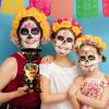 100 Pieces Day of The Dead Treat Bags, Black Da de Los Muertos Cellophane Plastic Candy Goodie Bags with 100 Silver Twist Ties for Halloween Decorations Day of The Dead Party Supplies view 3