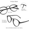 VisionGlobal Blue Light Blocking Glasses for Women/Men, Anti Eyestrain, Computer Reading, TV Glasses, Stylish Oval Frame, Anti Glare(Black,+0.25 Magnification) view 2