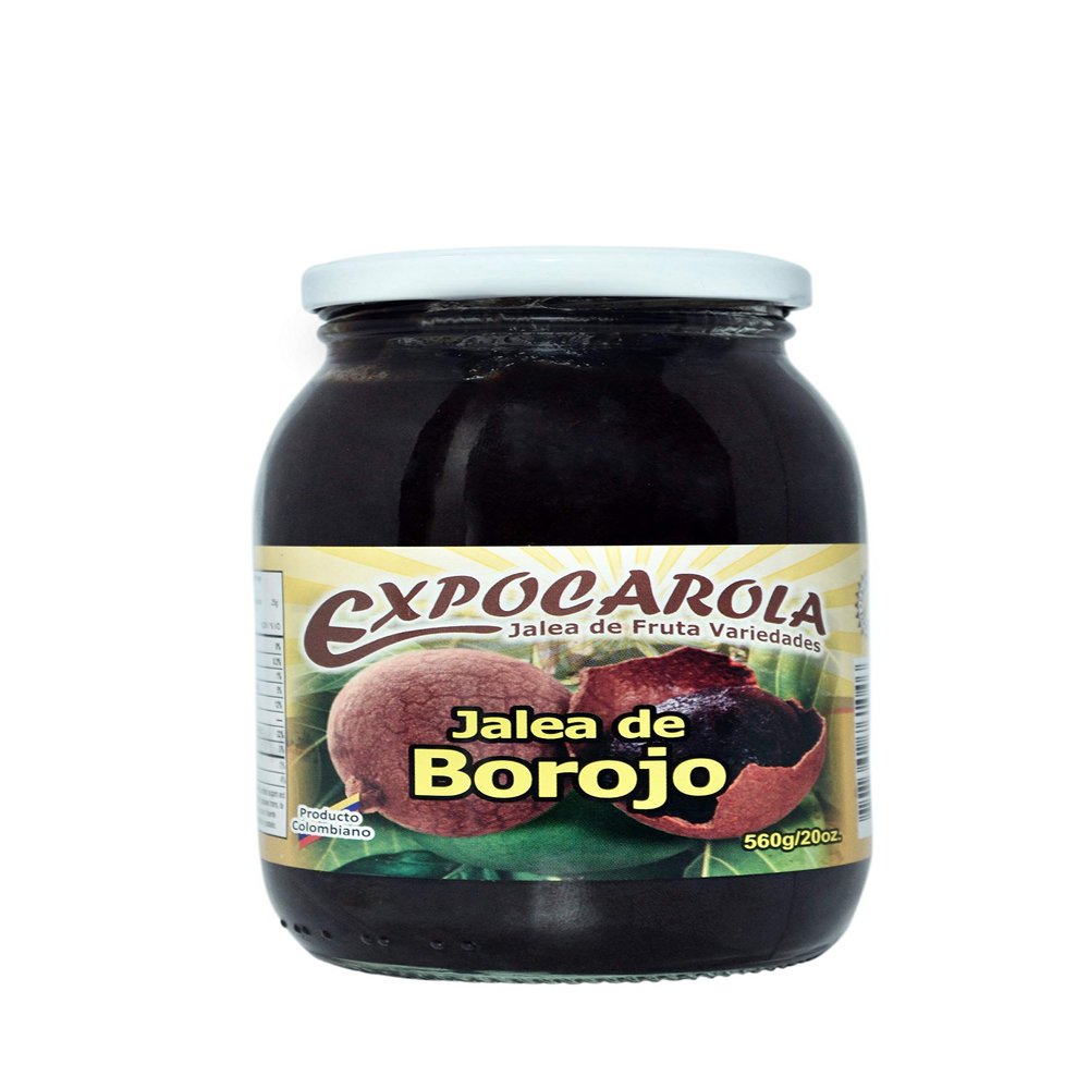 BOROJO SuperFruit Spread - Antioxidants, Vegan, Dairy Free, Gluten Free, Pureboost Clean Energy, Immune System Support, Energy - by Expocarola - Jalea de Boroj 20oz - Imported from Colombia