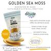 Elderwise Raw Sea Moss | Seamoss Makes 20oz of Gel | Wildcrafted Golden Sea moss | Raw | Sundried | Mineral and Vitamin Rich | Golden view 2