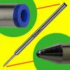 Jaymo Replacement for Cross Selectip 8523/8521 - Measures 4.375 in / 111 mm Long - Gel Rolling Ball Pen Refill - 6 Black + 6 Blue view 3