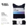 1SOCK2SOCK 6 Pack Diabetic Crew Socks, Therapeutic, Non-Binding Circulatory Silky Soft Cushioned Socks Black Large view 3