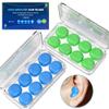 Silicone Ear Plugs for Sleeping Swimming,Reusable Moldable Noise Cancelling Earplugs for Shooting Range, Swimmers, Snoring, Airplanes, Travel, Work, Studying, (16-Pillows) view 1