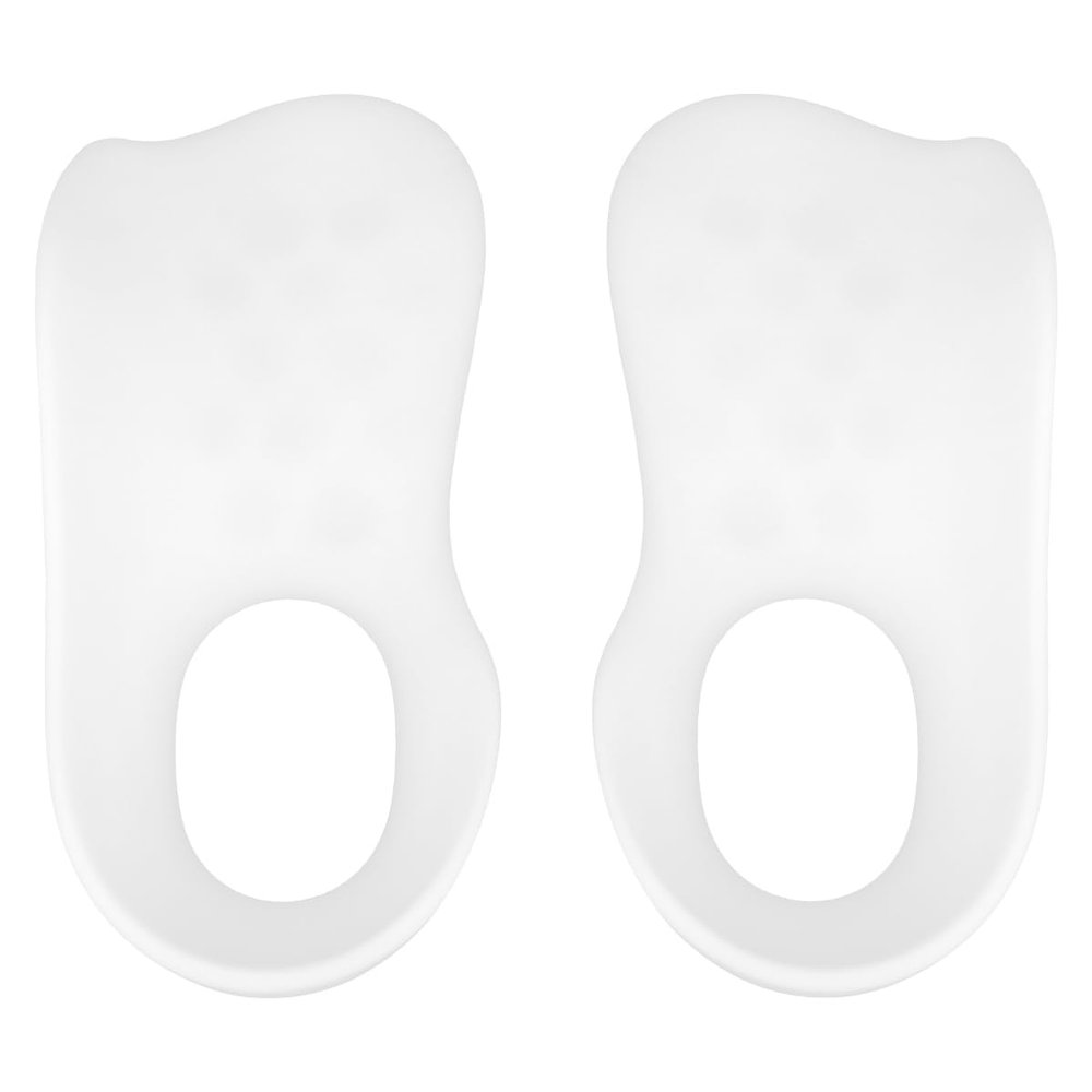 1 Pair Insole Plantar Inserts Arch Support Shoe Inserts Relieve Foot Shoe Flat Arch Support Orthotic Pads Sole of Foot White Pad
