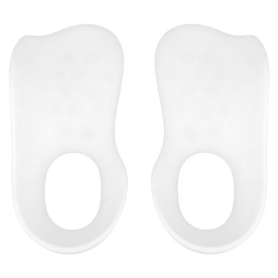 Healifty Flatfoot Corrector Orthotic Shoe Pads with Arch Support Gel Insoles for Men and Women Non-Slip Cushioned Shoe Inserts for Walking Running Hiking Comfort