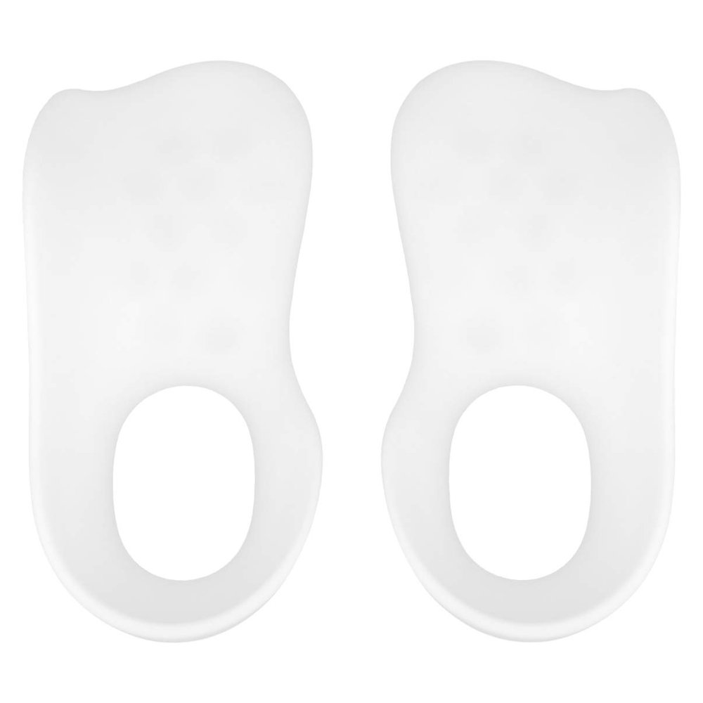 Healifty Flatfoot Corrector Orthotic Shoe Pads with Arch Support Gel Insoles for Men and Women Non-Slip Cushioned Shoe Inserts for Walking Running Hiking Comfort