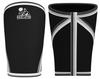 Nordic Lifting Knee Sleeves (1 Pair, Small, Black) and Wrist Wraps (1 Pair/2 Wraps) Aqua Blue view 3