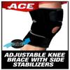 ACE Adjustable Knee Brace with Dual Side Stabilizers, Helps support weak, injured, arthritic or sore knee, Satisfaction Guarantee, One Size Fits Most view 2