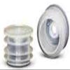 Orifice Reducers for Our 2 Thru 8 Ounce Graduated Oval Bottles 18 mm Neck Inside Diameter 20 mm Outside Diameter-Package of 10 Reducers view 1
