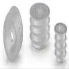 Orifice Reducers for Our 2 Thru 8 Ounce Graduated Oval Bottles 18 mm Neck Inside Diameter 20 mm Outside Diameter-Package of 10 Reducers view 2
