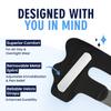Dr. Frederick's Trigger Finger Splint - 2 ct - HSA/FSA - Index, Middle & Ring Fingers - Padded Brace for Arthritis, Mallet Finger, Tendonitis - Adjustable, Doctor-Developed - Regular Black view 3