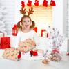 NUOBESTY Christmas Cellophane Wrap, 2.5Mil Thickness, 3000x40cm, Santa Claus Pattern Design, Cellophane Wrapper, Wrap Roll for Arts Crafts view 2