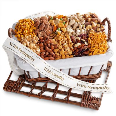A Gift Inside Sympathy Snack Attack Gift Basket