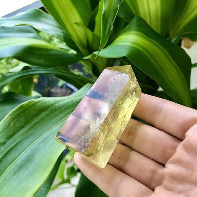 Citrine Lemon Obelisk Point. Psychic