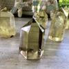 Citrine Lemon Obelisk Point. Psychic view 3