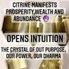 Citrine Lemon Obelisk Point. Psychic view 4