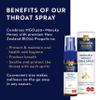 Manuka Health, Manuka Honey Throat Spray with Propolis .67 fl oz, Protects & Freshens, MGO 400+, BIO30 New Zealand Propolis view 3