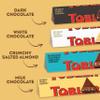 TOBLERONE Assorted Chocolate Bars Variety Pack (Milk, Dark, White, & Salted Caramelized Almonds), Valentines Day Chocolate Candy, 12 - 3.52 oz Bars view 4