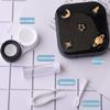 Square Starry Sky Contact Lens Glasses Box Cute Contact Lens Travel Case Easy Carry Mini Box Container Contact Lens Holder view 4