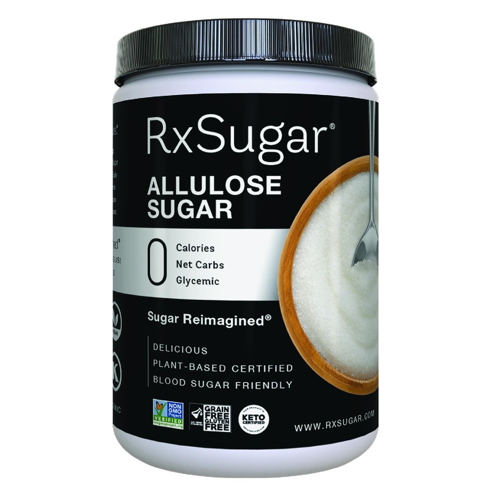 RxSugar Delicious Plant-Based Crystal Sugar, Allulose, 16 oz
