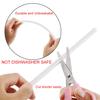 12 Pieces 9 Inches Clear Reusable Plastic Straws for Tall Cups, Tumblers and Mason Jars, BPA-Free Unbreakable Drinking Straws with 1 Cleaning Brush, Not Dishwasher Safe view 3