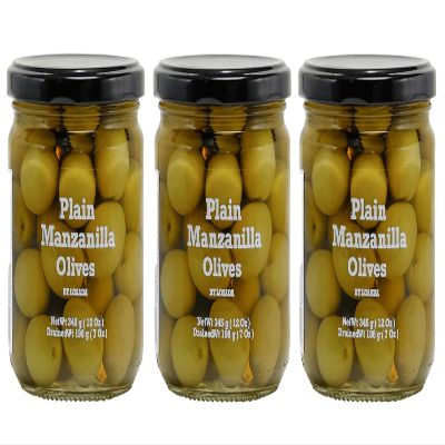 Manzanilla Olives by Losada 6.9oz (3-Pack) (1.3 pound)
