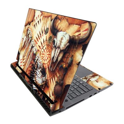 MightySkins Skin for Alienware M17 R3 (2020) & M17 R4 (2021) - Plains Medicine | Protective Viny wrap | Easy to Apply and Change Style | Made in The USA