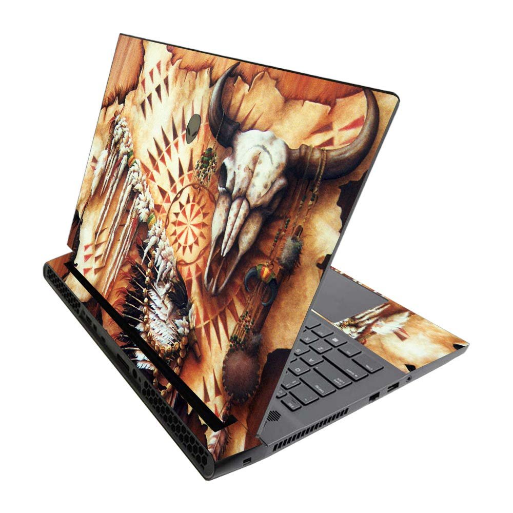 MightySkins Skin for Alienware M17 R3 (2020) & M17 R4 (2021) - Plains Medicine | Protective Viny wrap | Easy to Apply and Change Style | Made in The USA
