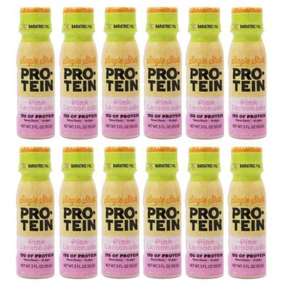 BariatricPal 15g Whey & Collagen Complete Protein Shots - Pink Lemonade