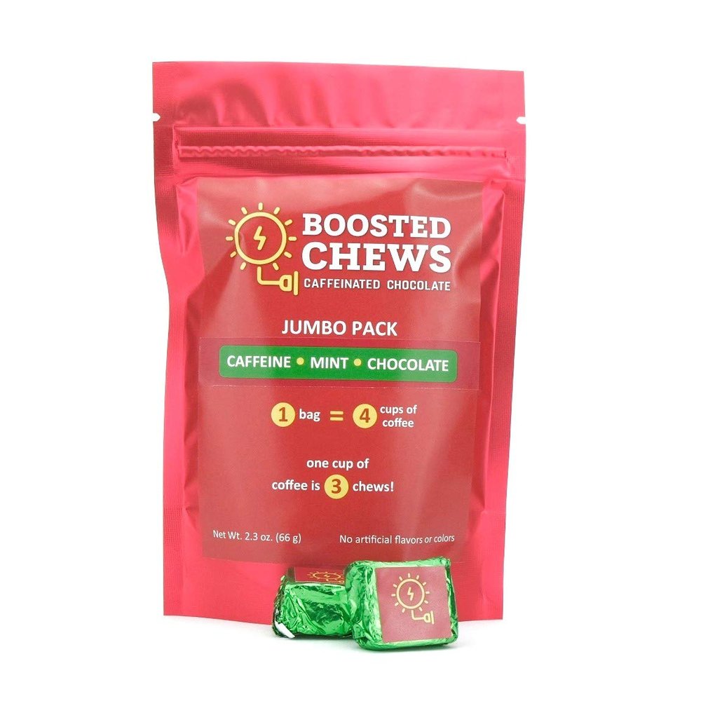 Boosted Chews Caffeinated Chocolate Chews 3 Pack (Mint)