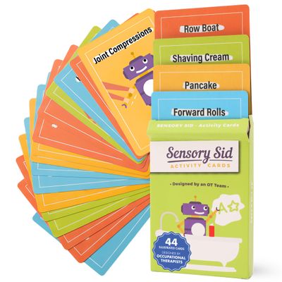 Autism Card | Sensory Sid Activity Cards for Kids  Sensory Processing Support, Emotional Regulation & ADHD-Friendly Therapy Activities for Families Seeking Autism Sensory Products