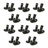 Stander Replacement Ski Glides, Compatible with Stander's Wonder-Walker and Wonder-Walker-Plus, Black, 10-Pack view 1