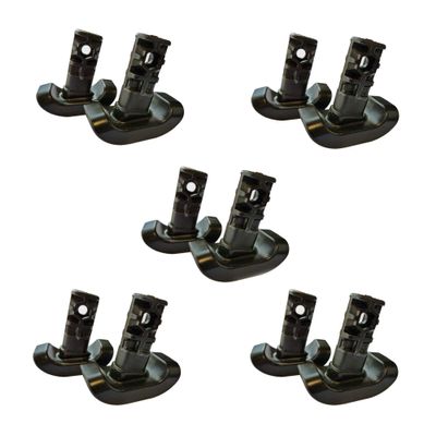 Stander Replacement Ski Glides, Compatible with Stander's Wonder-Walker and Wonder-Walker-Plus, Black, 5-Pack