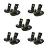 Stander Replacement Ski Glides, Compatible with Stander's Wonder-Walker and Wonder-Walker-Plus, Black, 5-Pack view 1