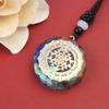 Acxico 1pcs Orgonite Pendant Sri Yantra Necklace Sacred Geometry Chakra Energy Necklace Gift view 3