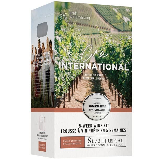 WINE KIT CINT CALIFORNIA ZINFANDEL Red Wine from Cru International RJS Craft Winemaking (RJ Spagnols)
