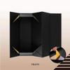 BLK&WH 6 Wine Gift Boxes 13.5x4.5x4 Inches, Magnetic Closure Collapsible Wine Bottle Gift Boxes for Liquor and Champagne (Matte Black) view 4