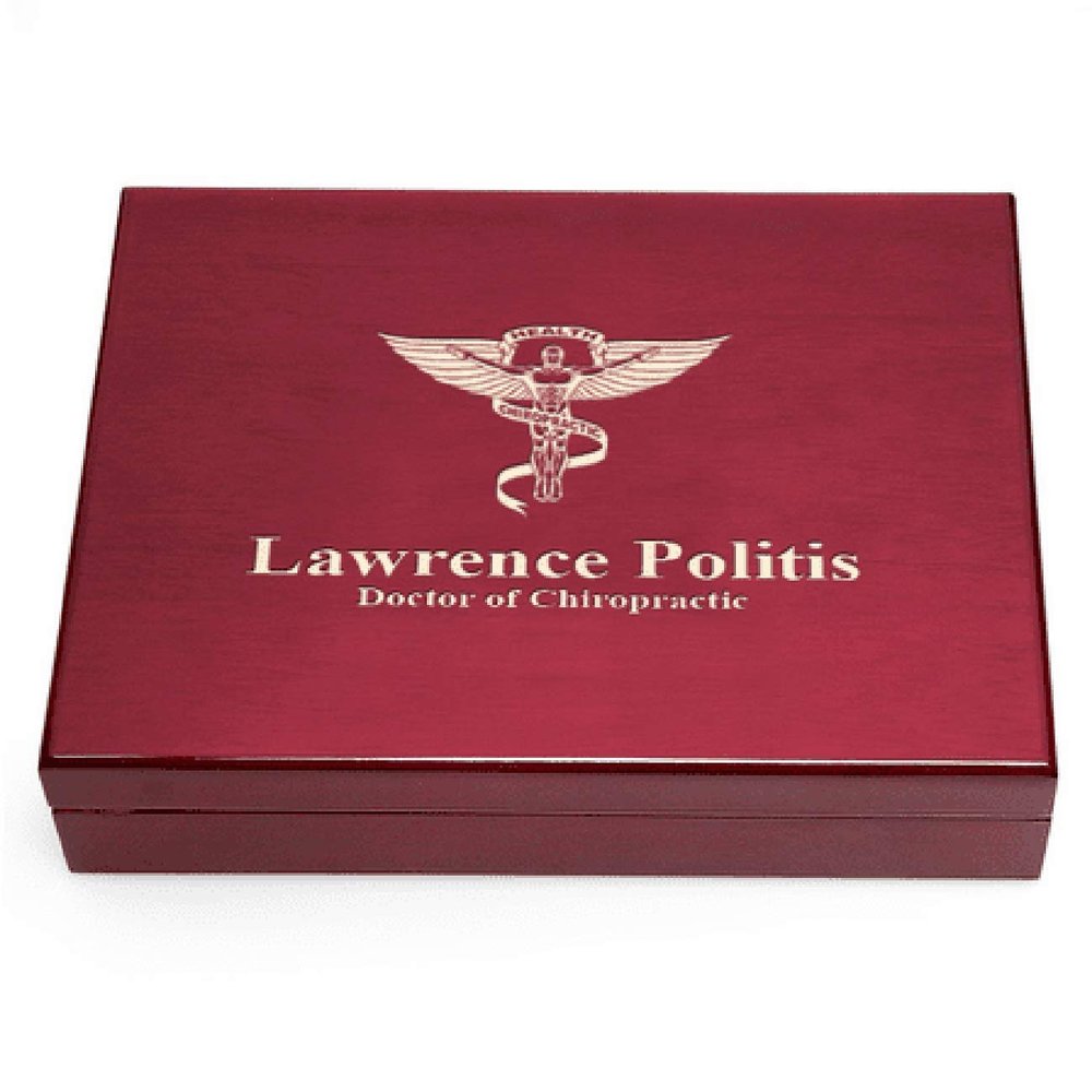 Executive Gift Shoppe | Personalized Chiropractor Theme Humidor