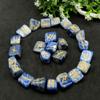 Amazing Gemstone Lapis Lazuli Runes Crystal Runes Set of 25 Engraved Rune Stones with Runes Book PDF view 3