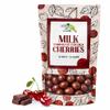 Green Jay Gourmet Milk Chocolate Cherries - Handmade & Fresh Milk Chocolate Covered Cherries from Michigan - Great Gift for Chocolate Lovers - 16 Ounce Resealable Bag view 1