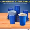 1InTheHome Blue Cups 16 Oz, Disposable Blue Plastic Party Cups (100 pack) view 3