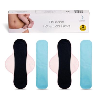First Days Maternity - Reusable Hot & Cold Packs (2) for Postpartum Recovery, Episiotomy Relief, Haemorrhoids, Bruising and More. Warm and Cool Therapy