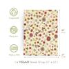 Bee's Wrap Vegan Beeswax Wraps for Bread - Beeswax Bread Wrap for Sourdough & Bread Storage - Made in USA Reusable Natural Food Wrap - Meadow Magic view 2