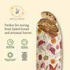 Bee's Wrap Vegan Beeswax Wraps for Bread - Beeswax Bread Wrap for Sourdough & Bread Storage - Made in USA Reusable Natural Food Wrap - Meadow Magic view 4