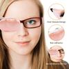 eZAKKA Eye Patches for Adults, Eye Patch Medical for Glasses, Silk Medical Eyepatch for Lazy Eye Patches for Women Amblyopia Strabismus and After Surgery (Brown+Orange) view 2
