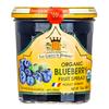 Blueberry Jam Spread USDA Organic Preserve  12 OZ / 340 G  Made in France Traditional Jam Non GMO Gluten Free view 1