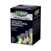 CURAD Performance Series Antibacterial Bandages, Extreme Hold Adhesive Technology, Finger & Knuckle Bandages, Flexible Fabric, Variety Pack with Assorted Sizes & Colors, 50 Count, Case of 24 view 2
