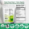 Z Natural Foods Organic Barley Grass Powder - USDA Organic Whole Food Green Blend for Energy Boost, Detox & pH Balance with Amino Acids, Minerals - Antioxidant Mix for Juice, Water, Smoothies, 5 lbs view 2